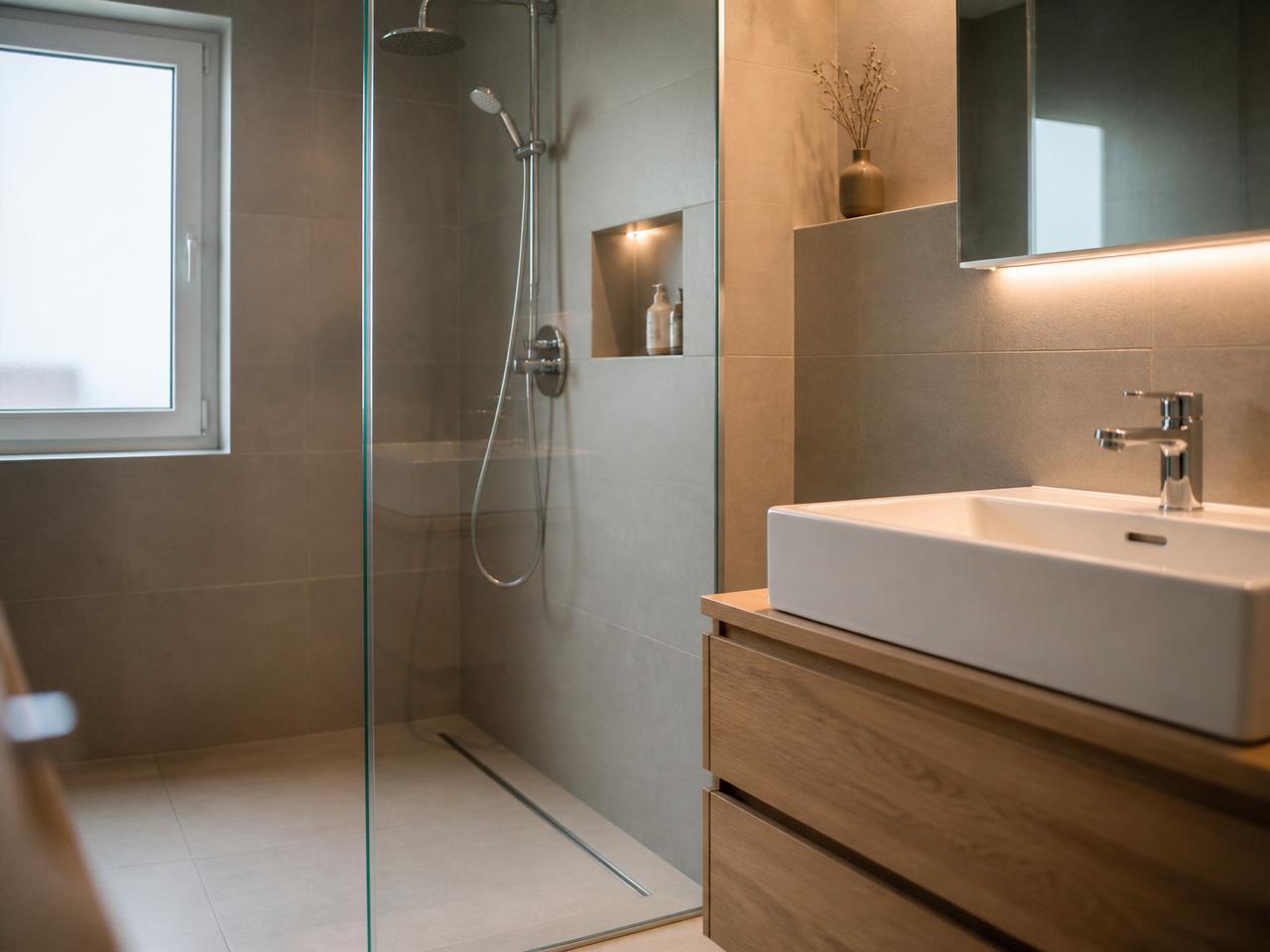 Salle de bain contemporaine